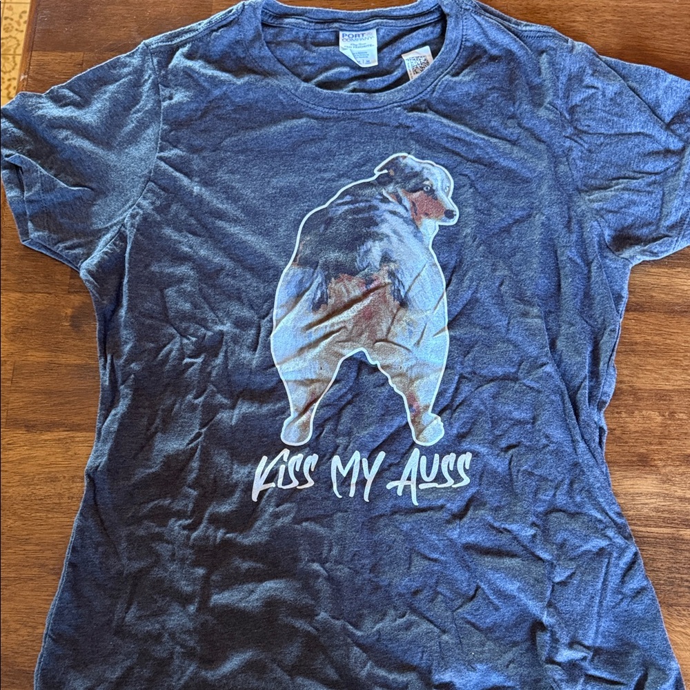Port and Company Blue Graphic Tee